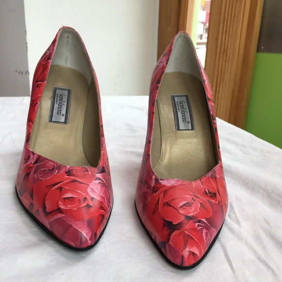 VTG Versace Rose Heels, EU39 - Picture 2 of 11